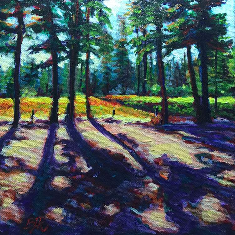 WEB Umatilla National Forest, Cedar Shadows by Brandi Reyna $150