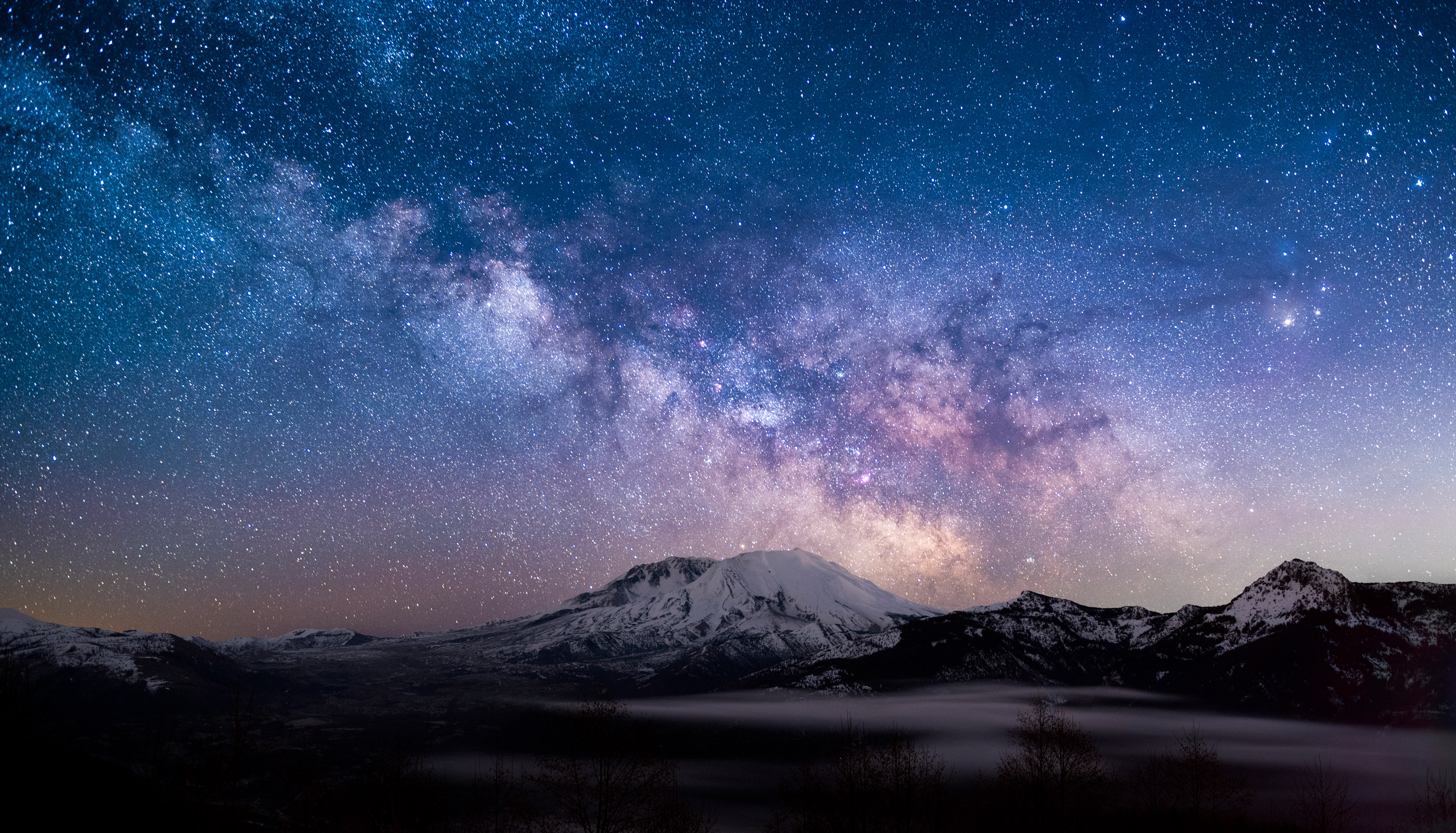Mt St Helens Milkyway by Kuria Jorissen, Photography