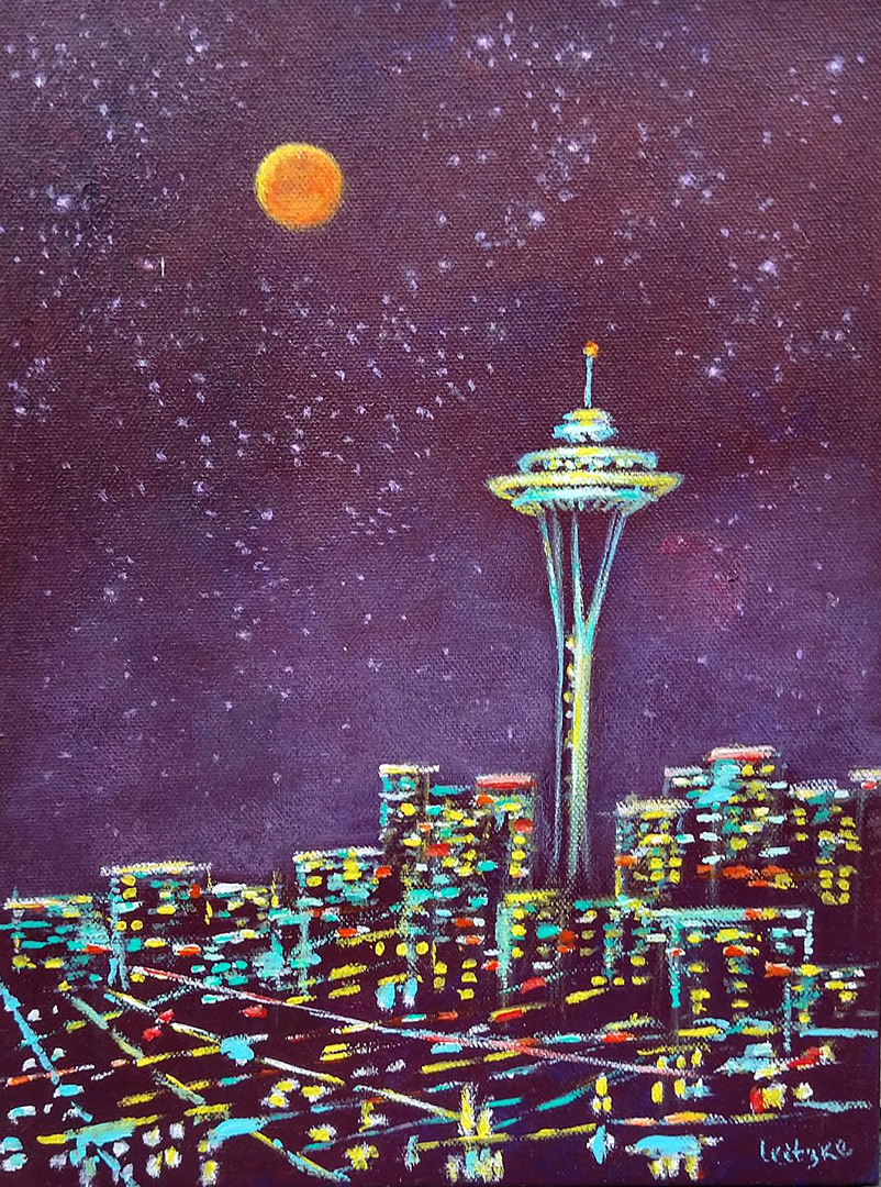 Seattle by Leanna Leitzke, Acrylic