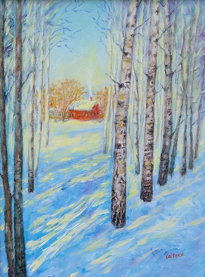 Winter Shine by Leanna Leitzke, Acrylic