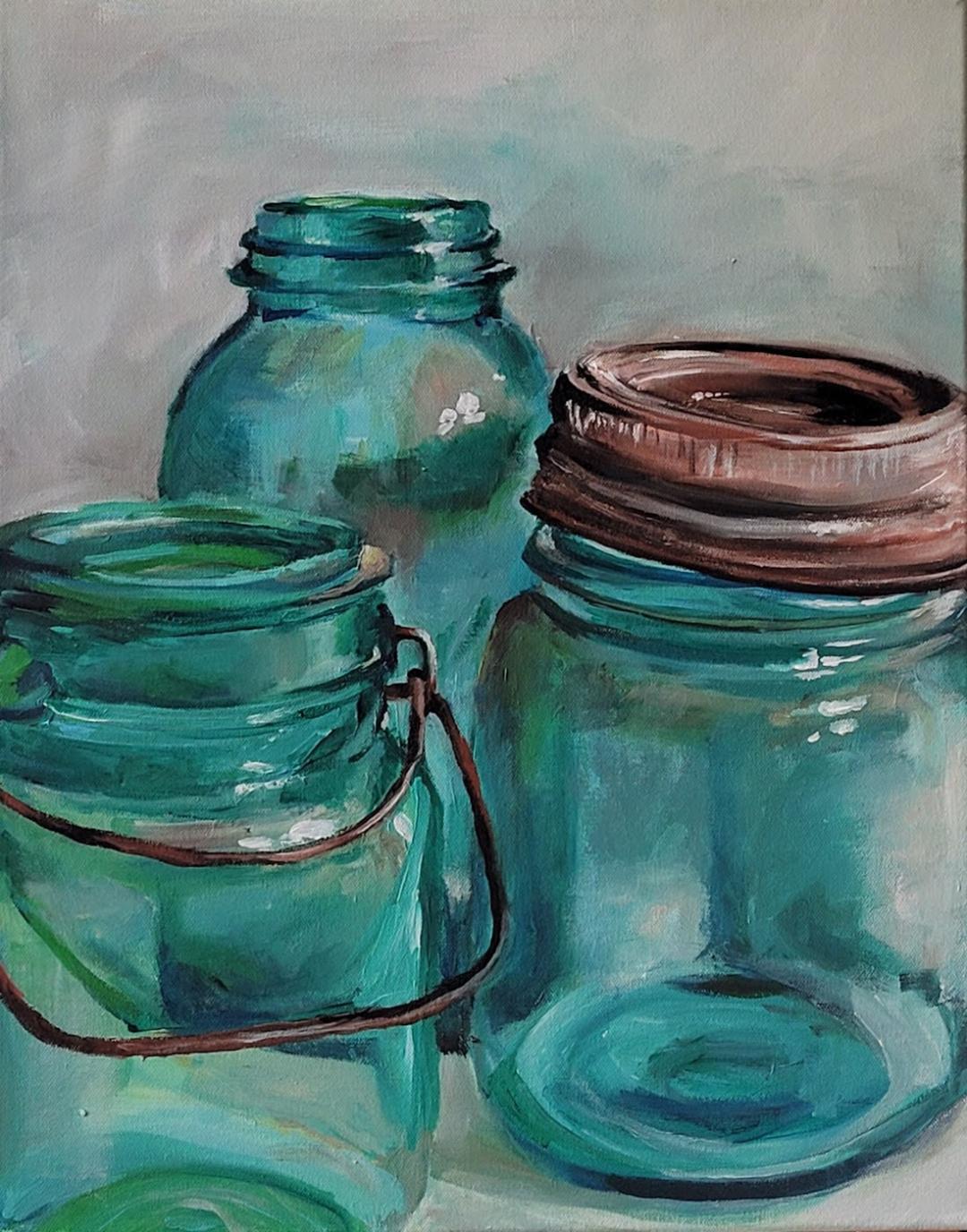My Best Jars by Rochelle Walden, Acrylic