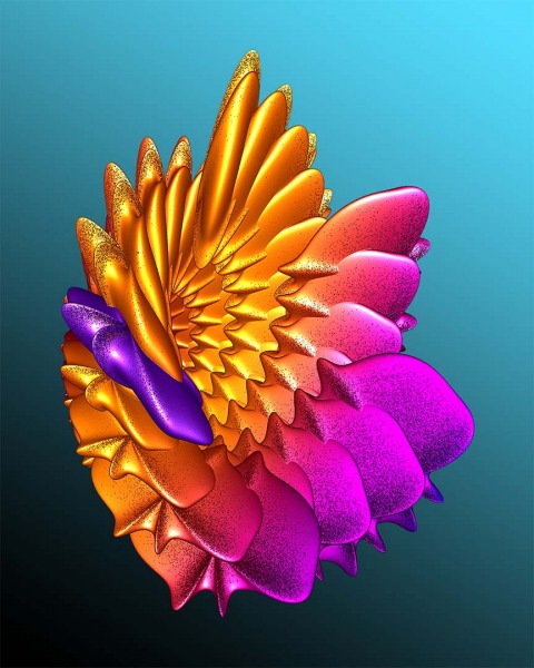 Copper Crown by Anne Prather, Digital Art