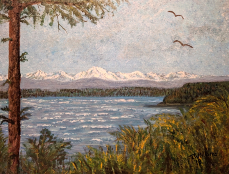 Eagle View by Theresa Williams, Acrylic