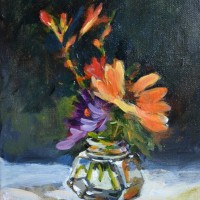 Ink-Bottle-Bouquet-Acrylic-Delores-Haugland