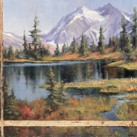 Milton-Irina-Kirienko-Picture-Lake-oil-gold-leaf