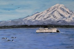 Scenic Ferry Ride by Theresa Williams, Acrylic