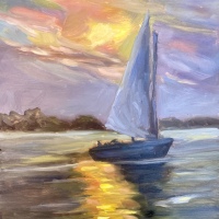 Sailing-into-Sunset-Cynthia-Fankhauser