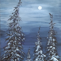 Williams-Theresa-Acrylic-Winter-Silhouettes-395