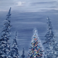 Williams-Theresa-Quiet-Christmas-night-acrylic-195